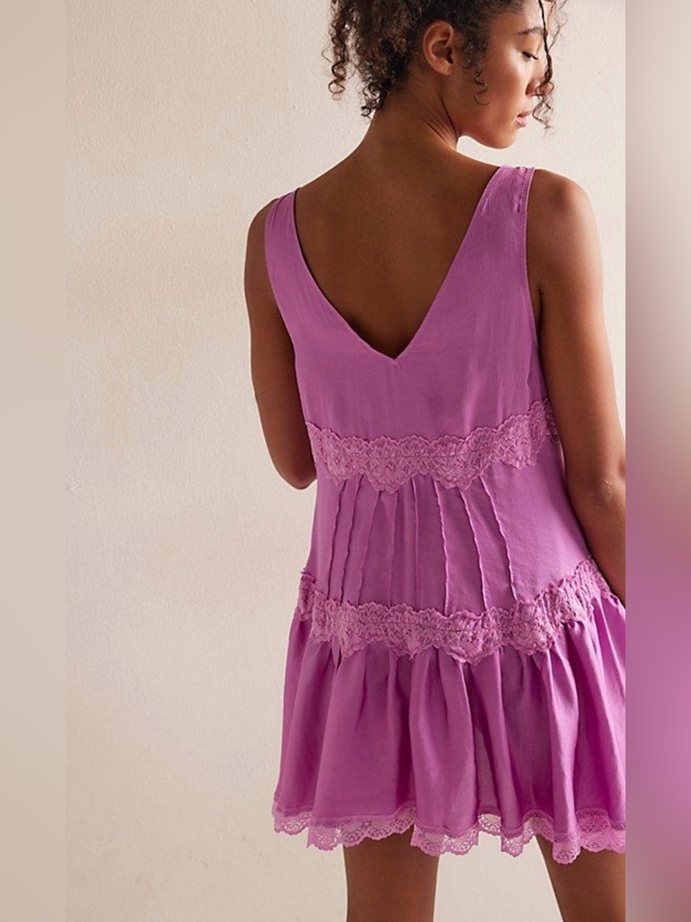 NWT FREE PEOPLE IN THIS GROIVE MINI SLIP - Picture 3 of 3